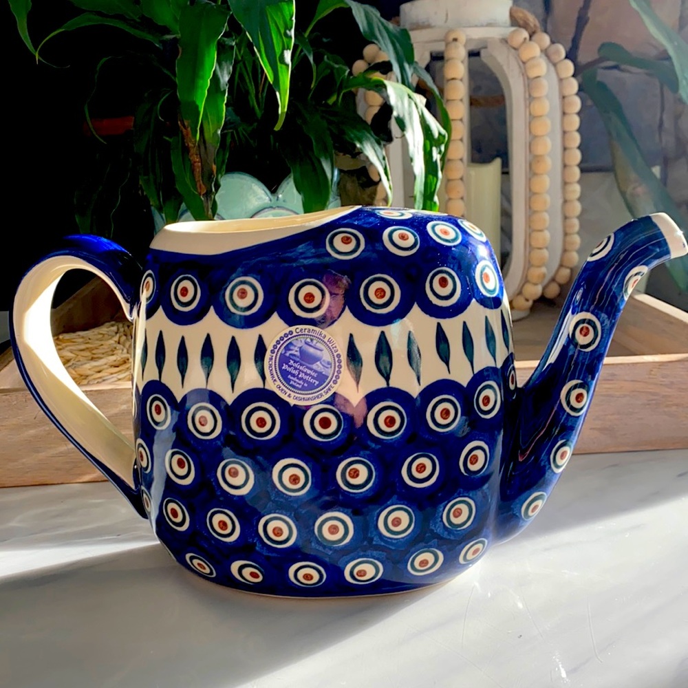 Polish Pottery Boleslawiec Watering Can